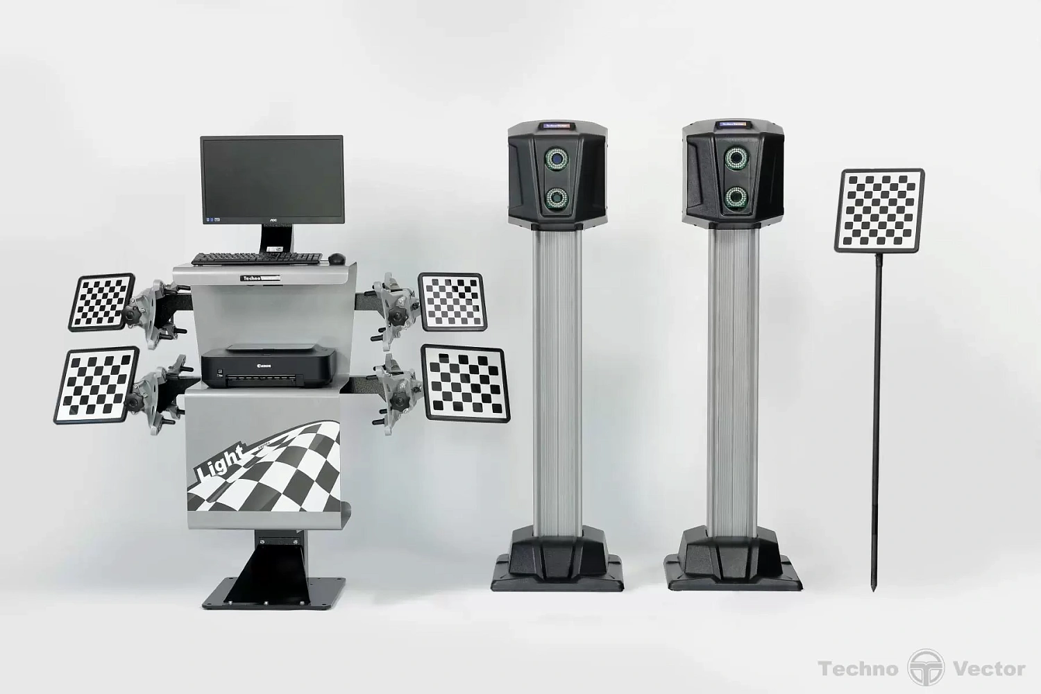 Стенд развал схождения 3D для грузовых автомобилей Техновектор 7 Truck P 7202 HT