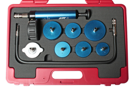 Набор инструментов для тестирования герметичности системы охлаждения грузовых автомобилей кейс JTC-4150