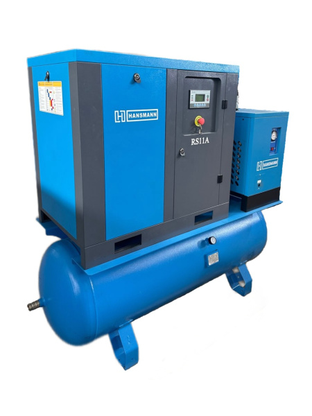 Винтовой компрессор Hansmann RSA11-8/10/13-500DR