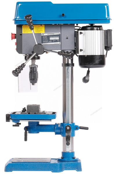 Станок сверлильный с тисками, 500 Вт, 16 мм, вариатор скорости ND1648V