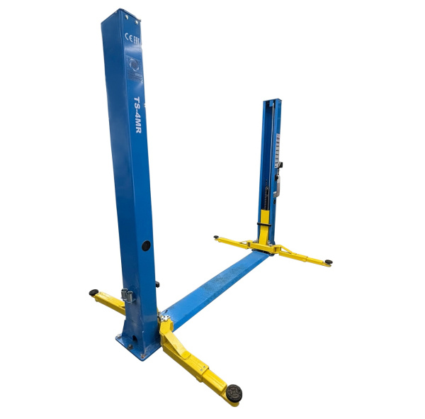 Подъемник автомобильный гидравлический двухстоечный TS-4MR (ручка съем)